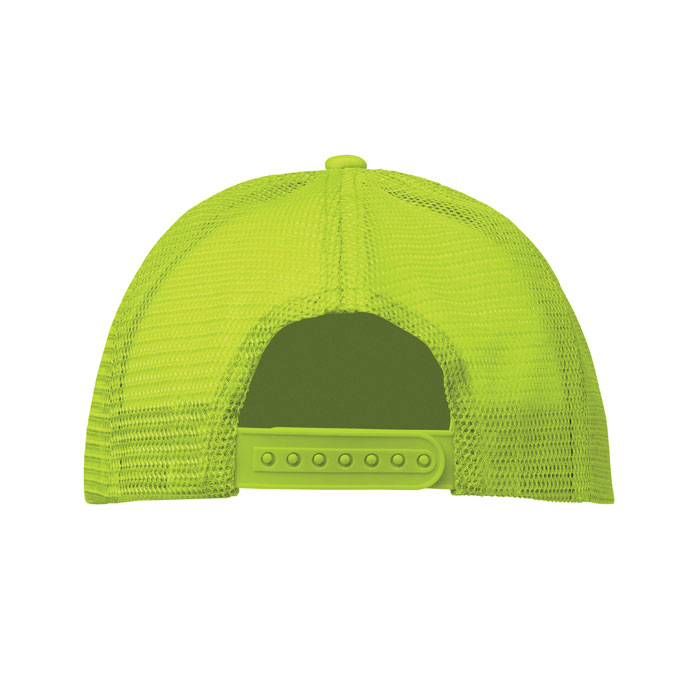 Cappello camionista Bianco/Giallo Neon item picture back