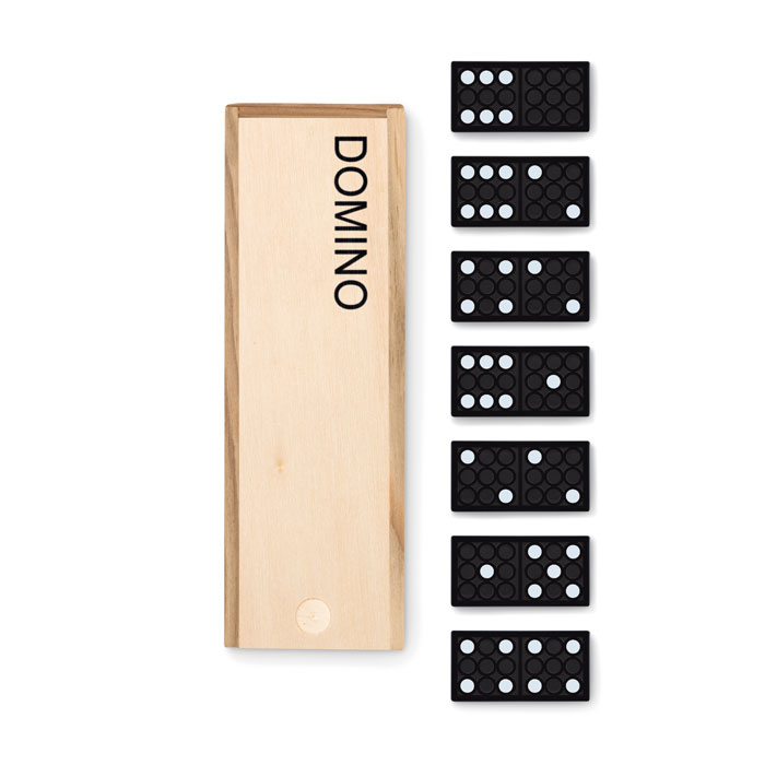 Domino wood item picture back