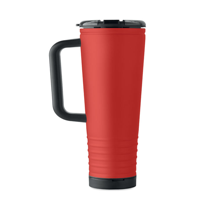 Bicchiere doppio strato 700 ml Rosso item picture side