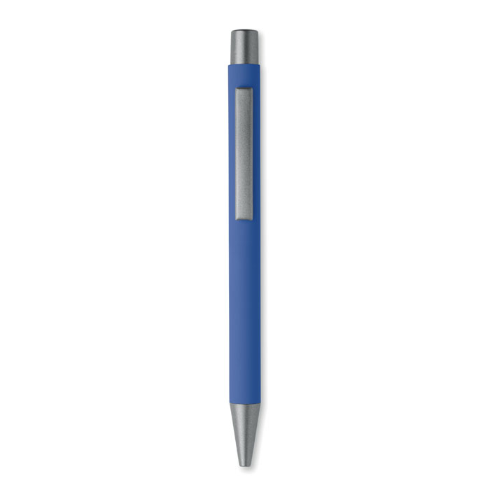 Recycled aluminium ball pen Blu Royal item picture open