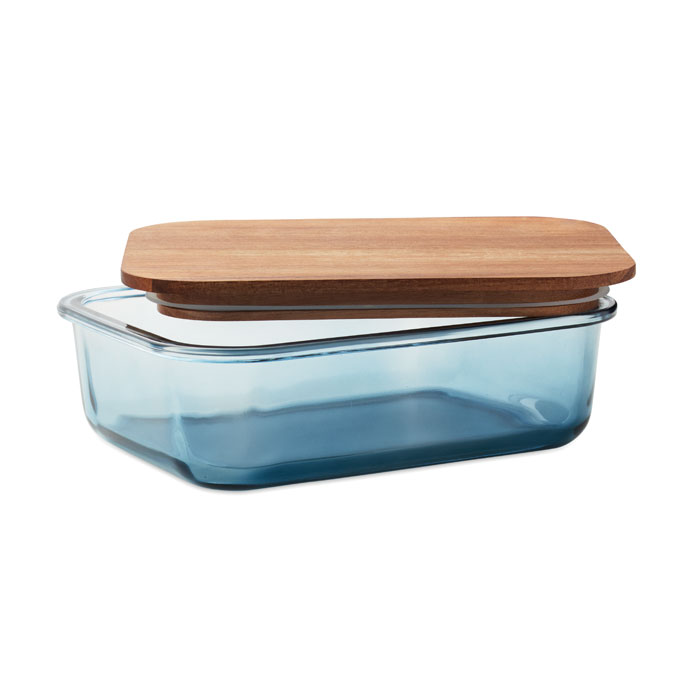 Glass lunch box 800ml Blu Trasparente item picture 1