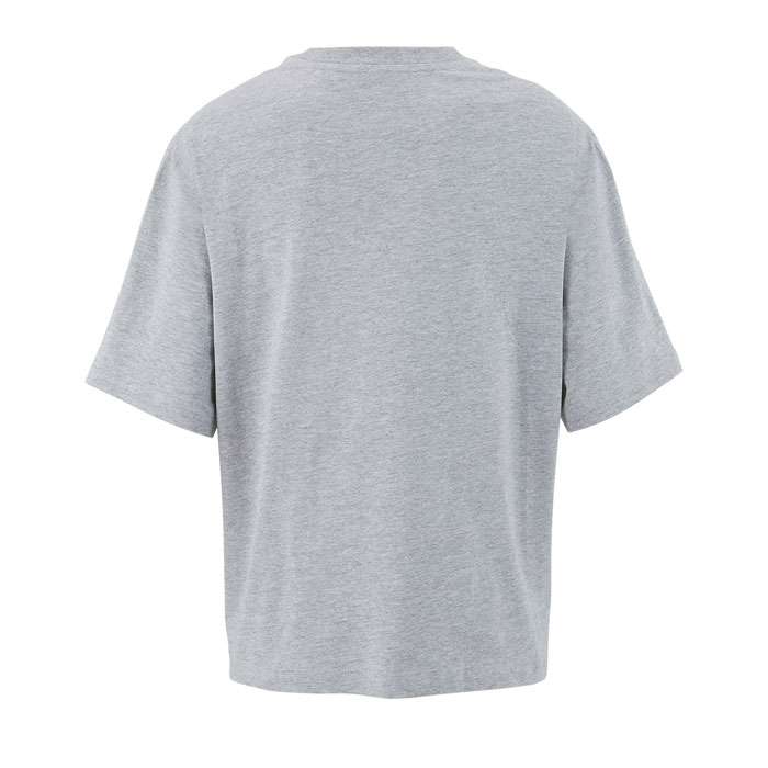 BOXY WOMEN OVERSIZE T-SHIRT Grigio Chiaro Melange item picture back