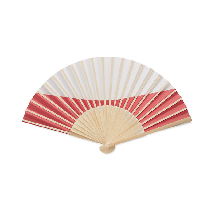 Manual fan flag design Bianco item picture open