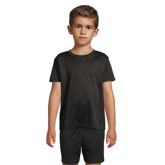.PRINT KIDS SPORTS T-SHIRT Nero item picture front