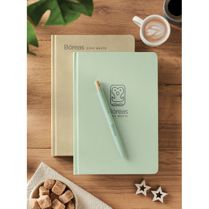 A5 sugarcane PLA notebook Verde Menta item picture printed