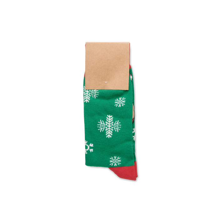 Pair of Christmas socks M Verde item picture back