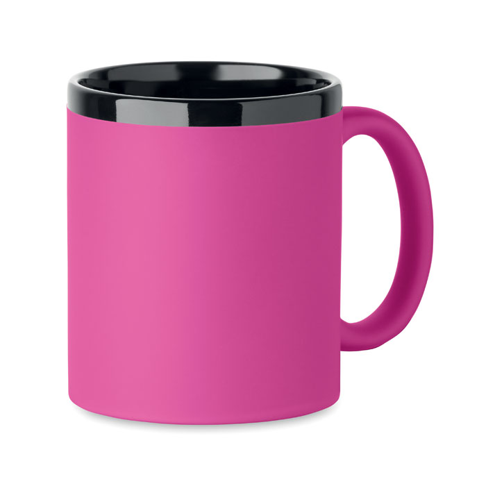 Ceramic mug for laser 300 ml Fucsia item picture front