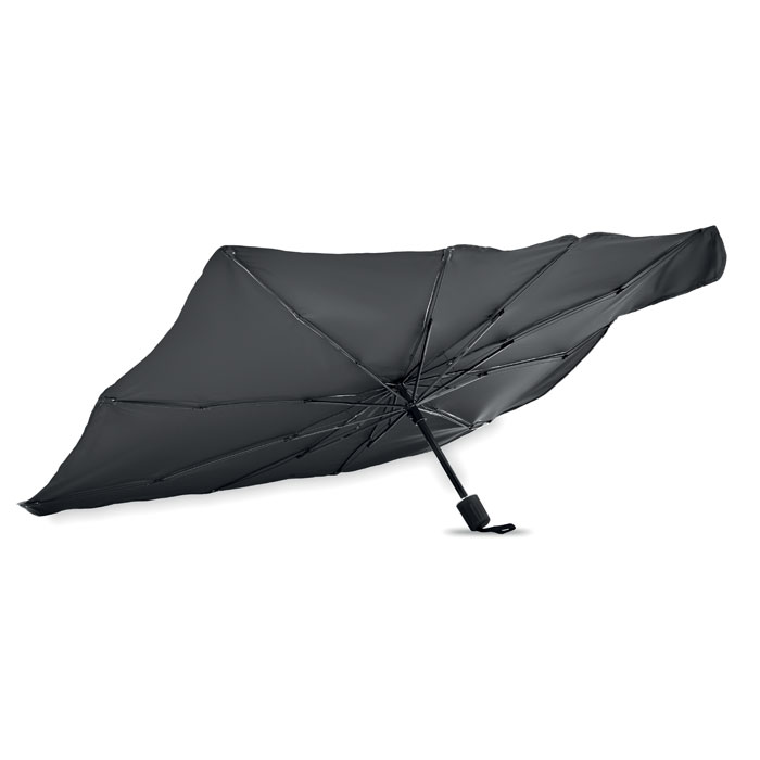 Ombrello parasole per auto black item picture back
