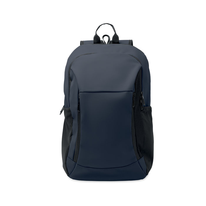 15" soft PU laptop backpack Francese Navy item picture 1