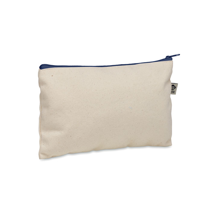 Cosmetic bag cotton 340 gr/m² Blu item picture front