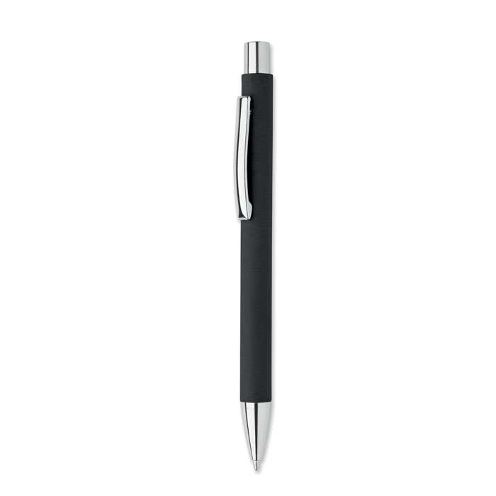 Recycled paper push ball pen Nero item picture front