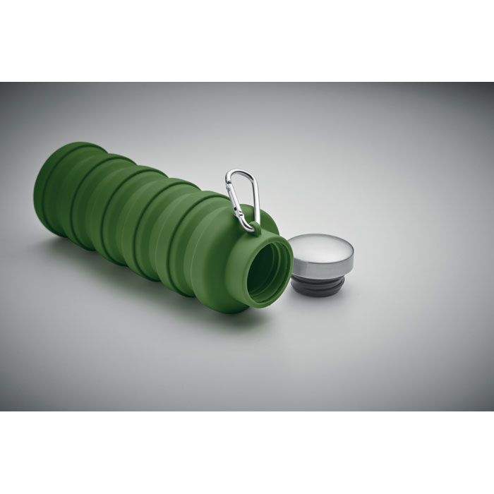 Collapsible bottle 500ml Verde Scuro item picture open