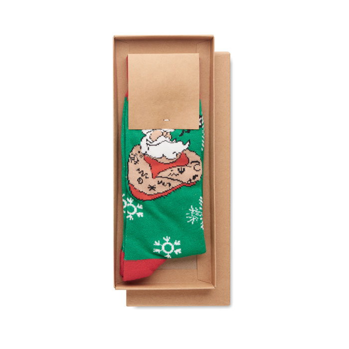 Pair of Christmas socks M Verde item picture top