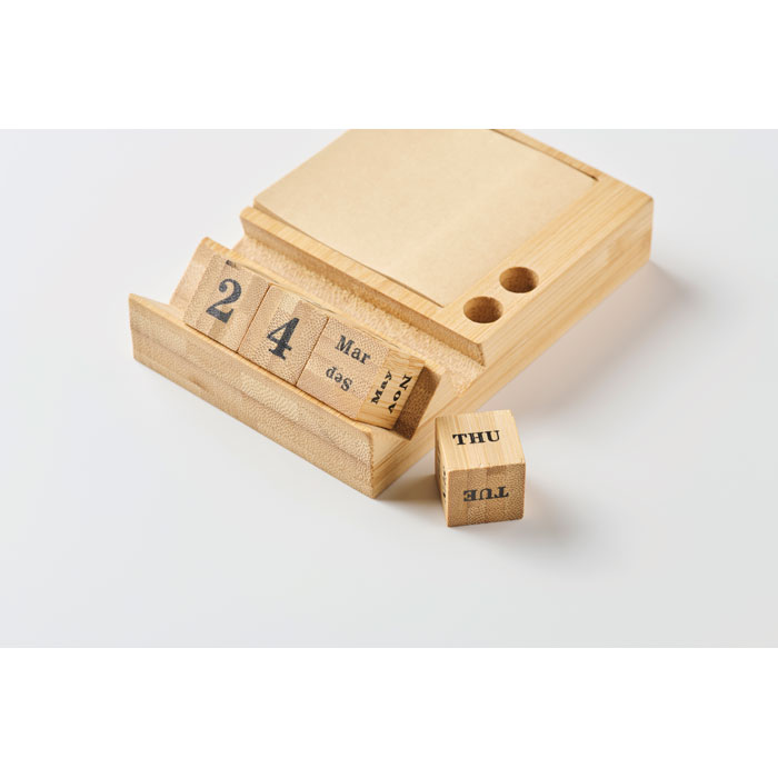 Bamboo desktop calendar Legno item detail picture