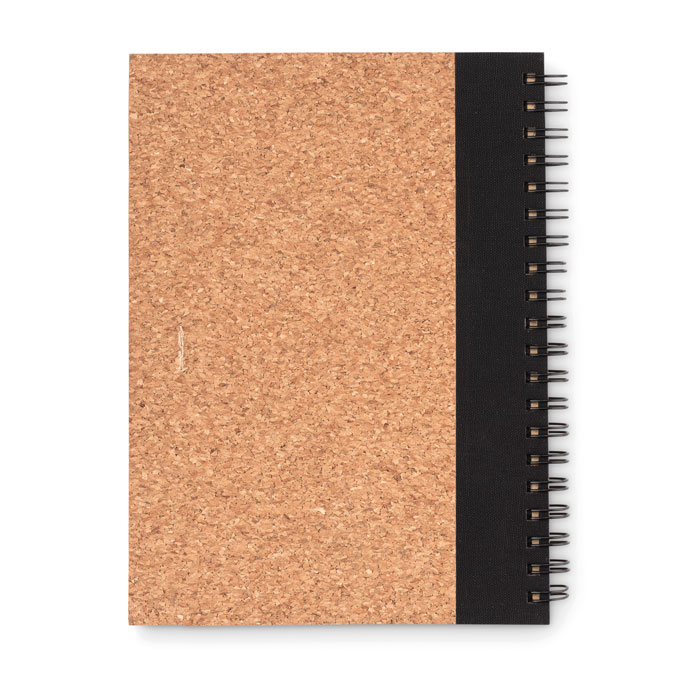 Notebook in sughero c/penna black item picture top