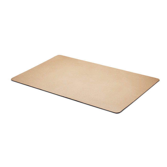 Large recycled paper desk pad Beige item picture front