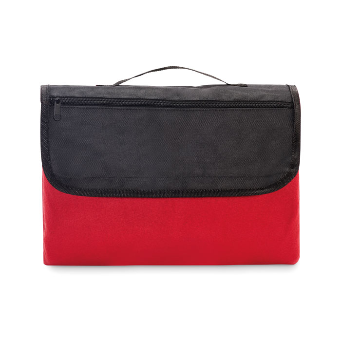Coperta da picnic in pile Rosso item picture front