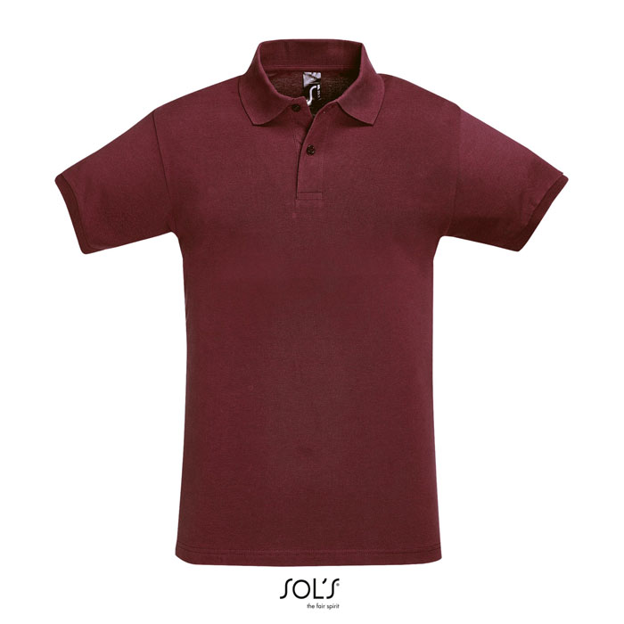 PERFECT UOMO POLO 180g Burgundy item picture front