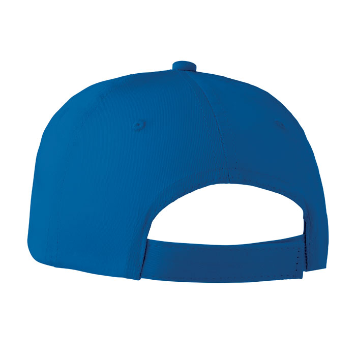Cappellino da 6 pannelli Blu Royal item picture back