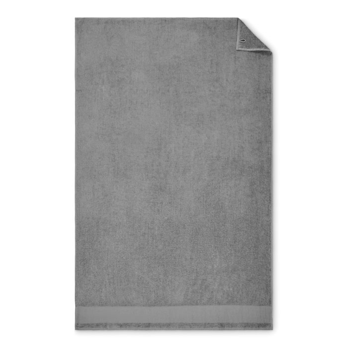 Asciugamano da bagno in cotone Grigio Pietra item picture back