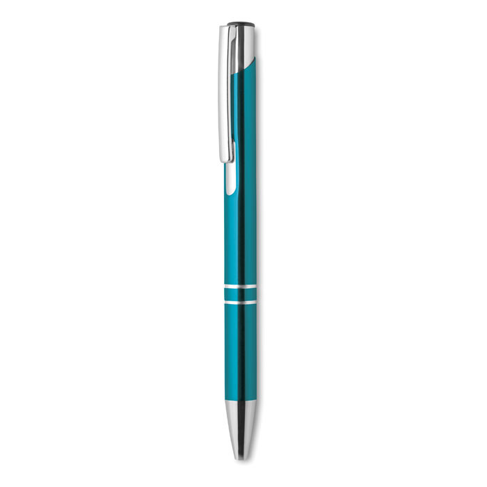 Push button aluminium pen Turchese item picture front