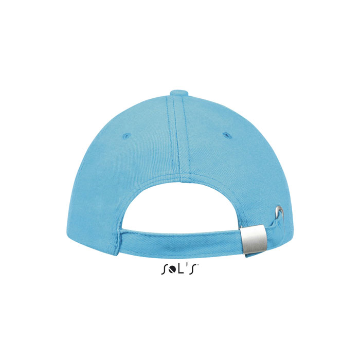 BUFFALO SIX PANEL CAP Turquoise/White item picture back