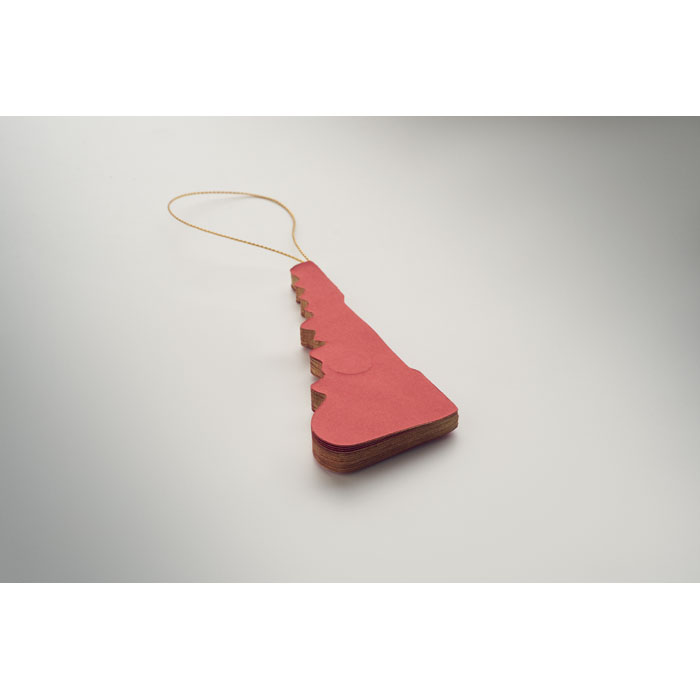 Christmas paper tree hanger Rosso item picture open
