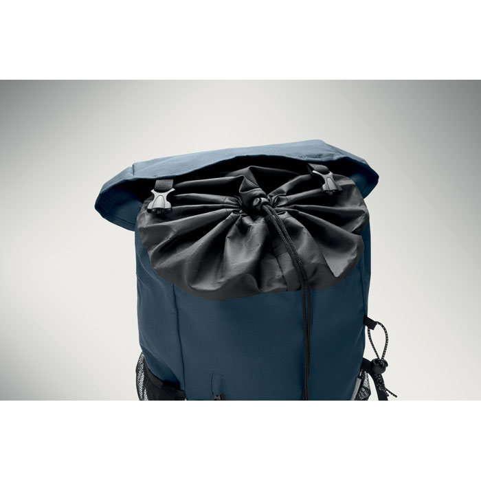 RPET backpack 15L Blu item picture open
