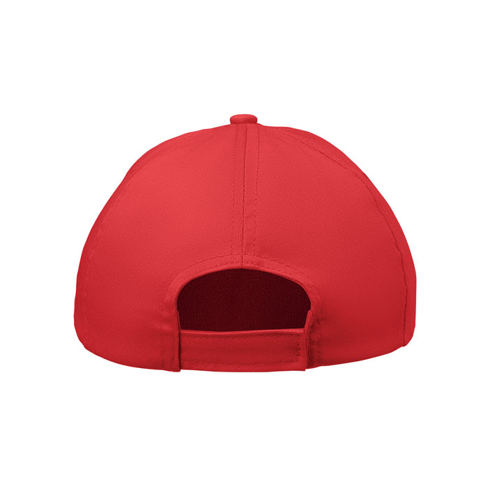 5 panel kids baseball cap Rosso item detail picture