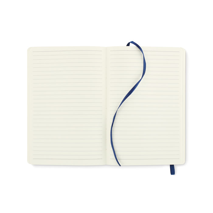Notebook A5 riciclato Blu item picture open