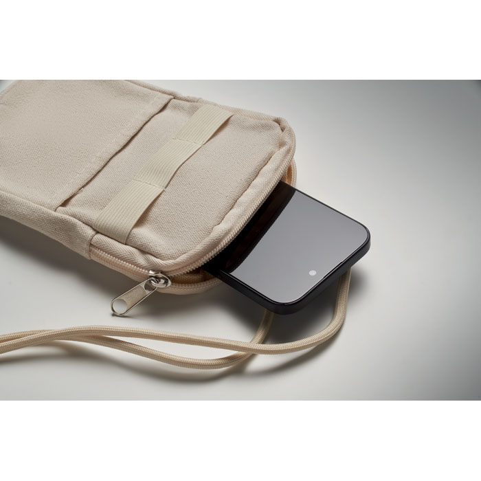 Borsa per smartphone cross body Beige item picture 2