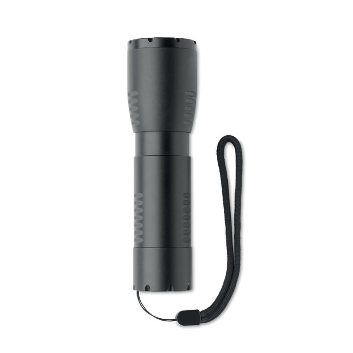 Piccola torcia a LED in alluminio black item picture open