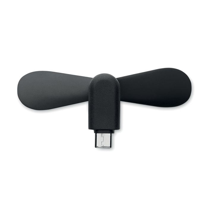 Portable USB-C fan Nero item picture side