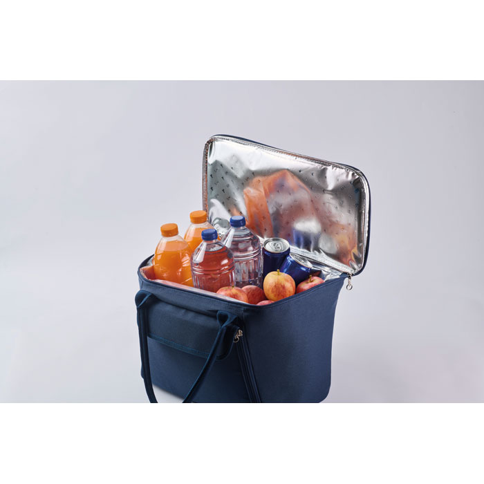 Borsa termica picnic in RPET Blu item picture open