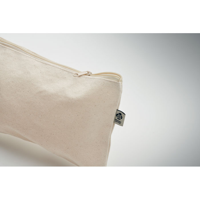 Cosmetic bag cotton 340 gr/m² Beige item detail picture