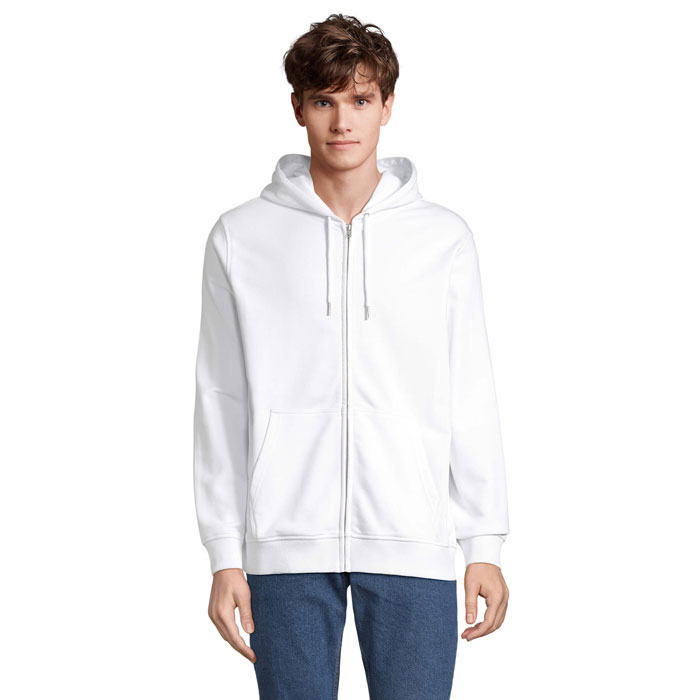 CALIPSO FULL ZIP HOODIE Bianco item picture front
