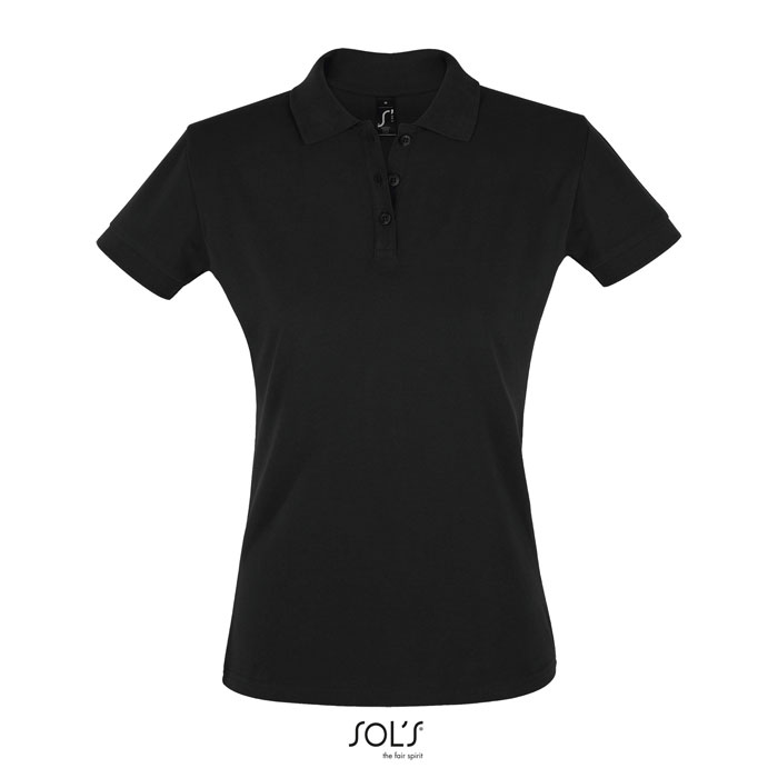 PERFECT WOMEN POLO 180g black item picture front