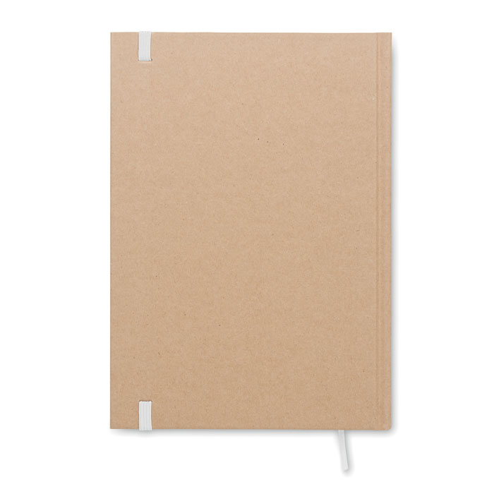 120recycled page notebook Bianco item picture back