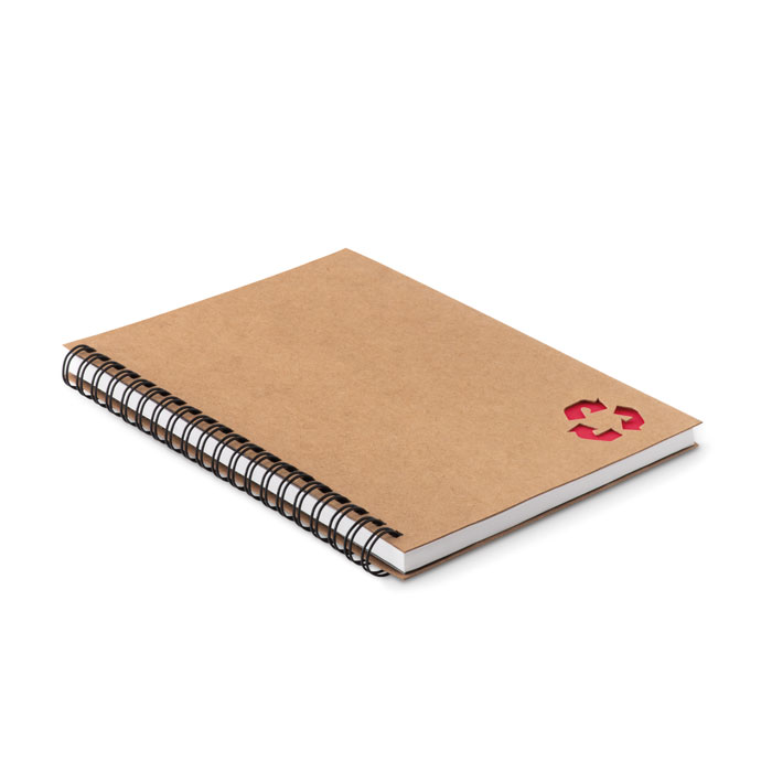 Stone paper notebook 70 lined Rosso item picture back