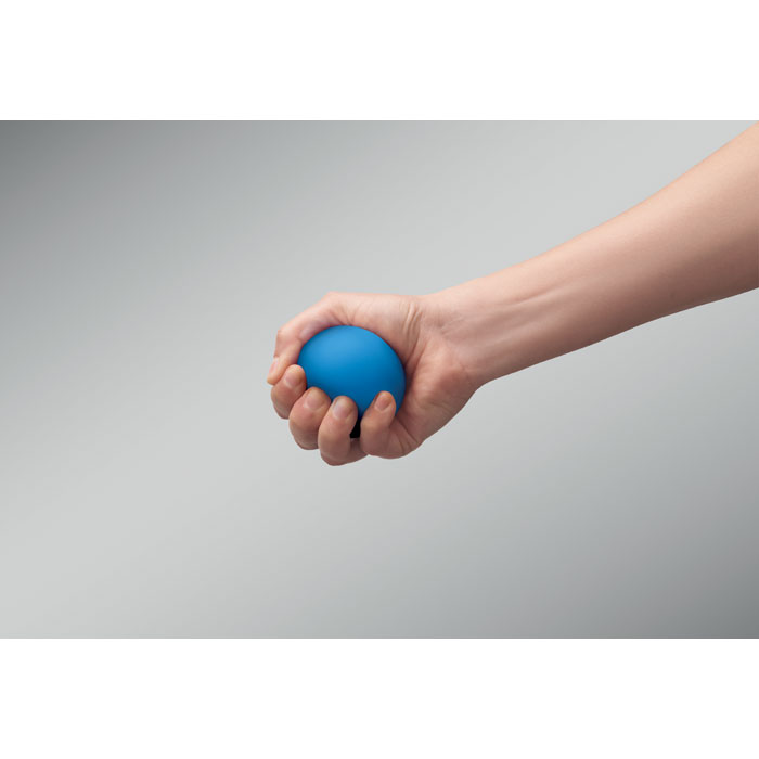 Antistress 'palla' in PU Blu item picture back