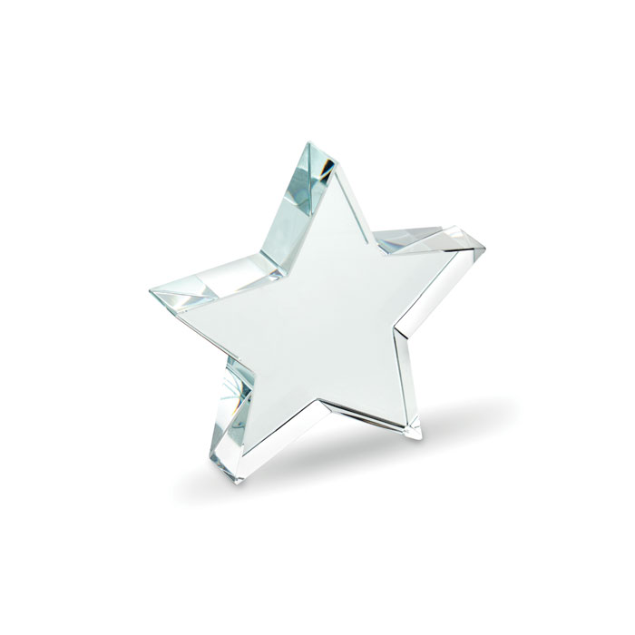 Glass star award Trasparente item picture back