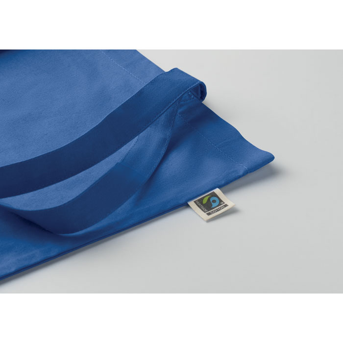 Shopper Fairtrade 180gr Blu Royal item picture open