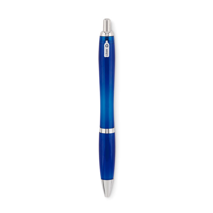 Ball pen in RPET Blu Trasparente item picture back
