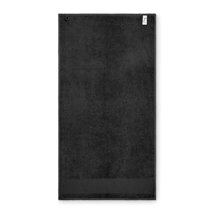 Asciugamano in cotone Nero item picture side
