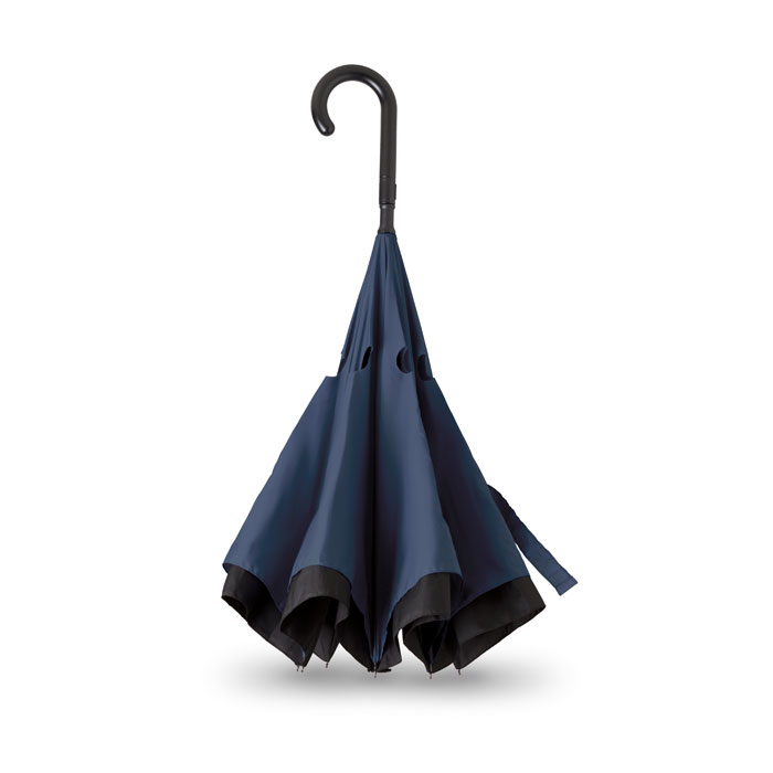 23 inch Reversible umbrella Blu item picture open