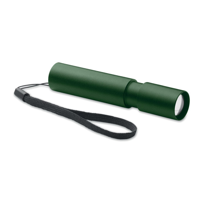 Aluminium rechargeable torch Verde Scuro item picture front