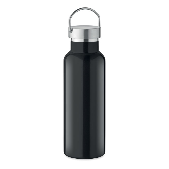 Double wall bottle 500 ml Nero item picture open