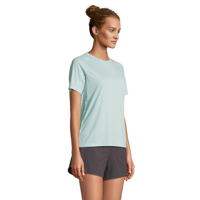 VORTEX WOMEN RAGLAN T-SHIRT Arctic Blue item picture side