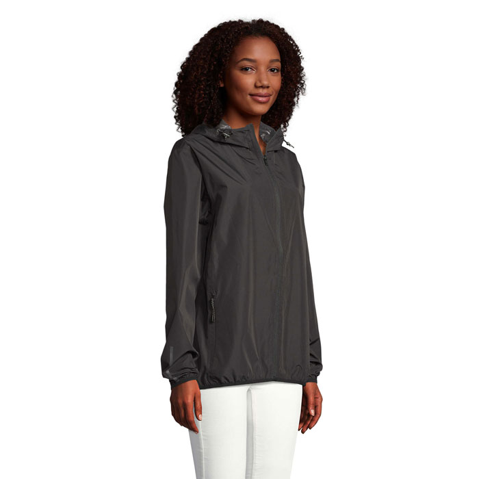 ANDREA UNISEX WINDBREAKER Nero Profondo item picture back