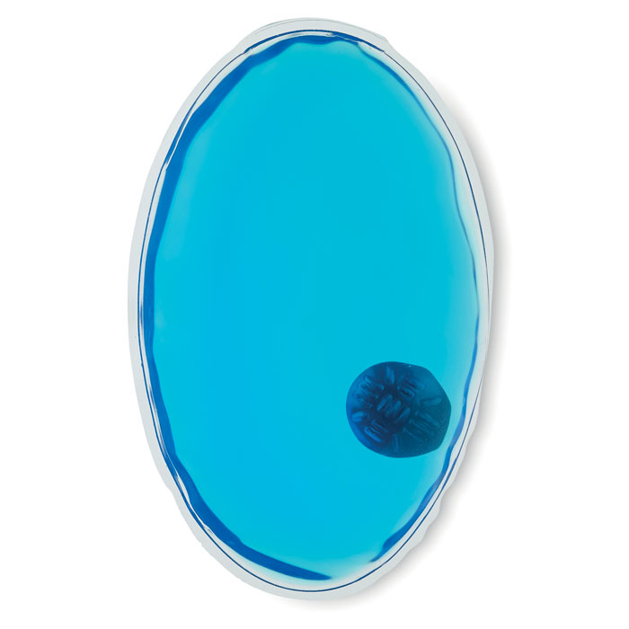 Scaldamani ovale transparent blue item picture front